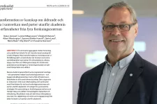 Vetenskaplig artikel och porträttbild på Stig Ålund i kavaj